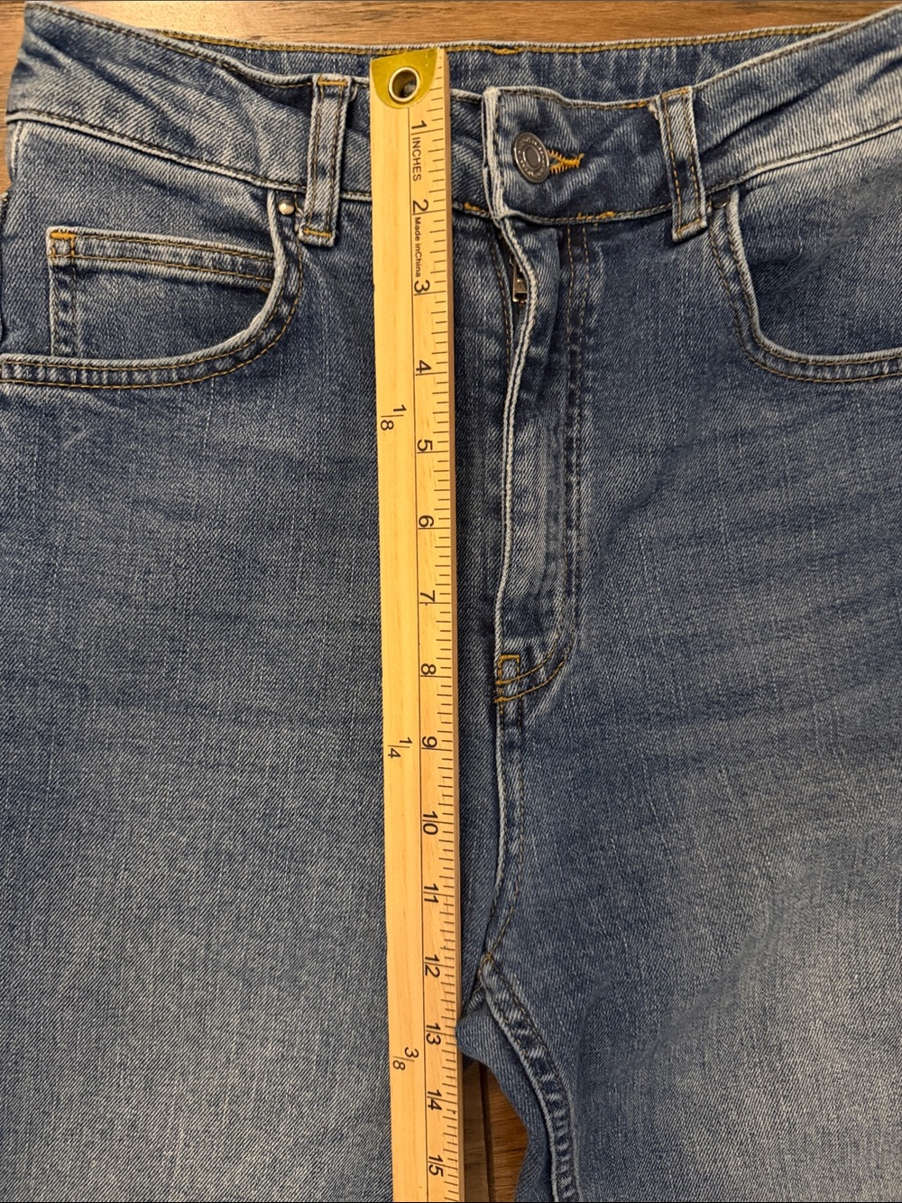 Vanessa Bruno Benito High-Waisted Straight Leg Jeans - Size FR 36 (US 4 /27) - Picture 7 of 14